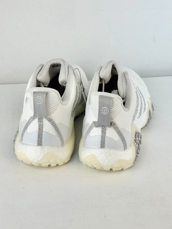 Men\'s 15 Adidas CodeChaos 22 Golf Shoes -Cloud white/Silver Metallic/Gray Two main image 5